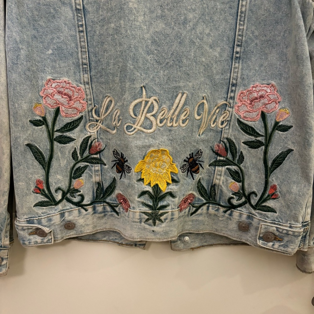 Embroidered Denim Jacket